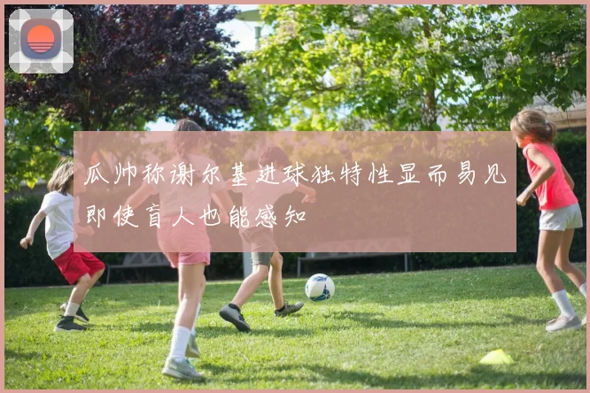 瓜帅称谢尔基进球独特性显而易见即使盲人也能感知